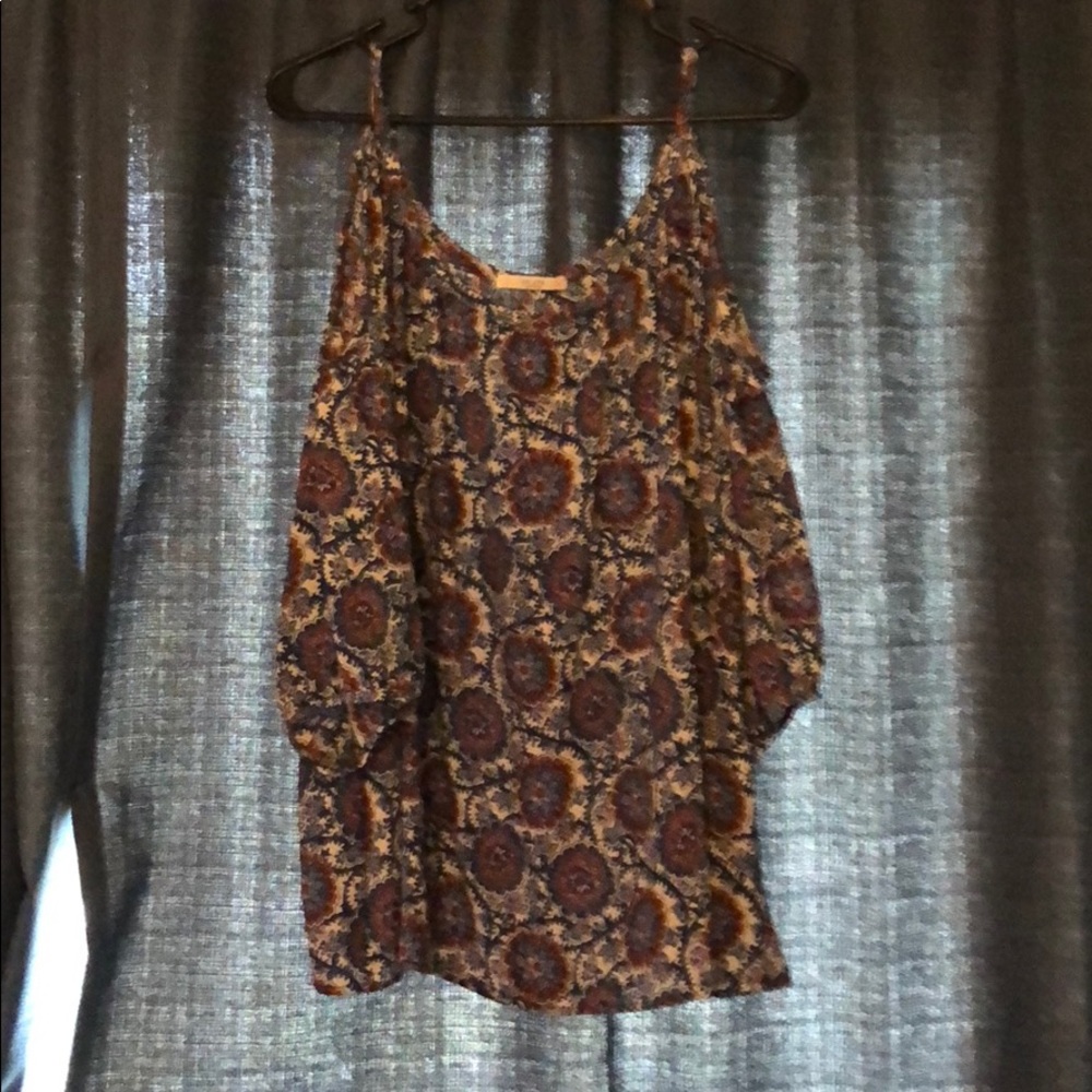 Cold shoulder blouse